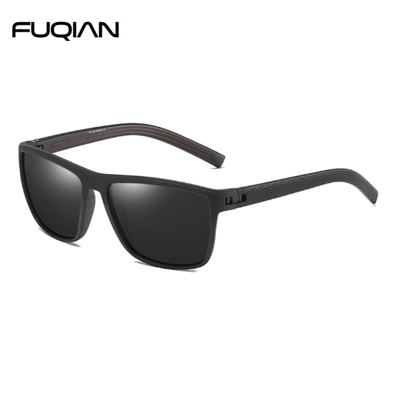 Stylish Square TR90 Frame Men Male Sunglasses Polarized