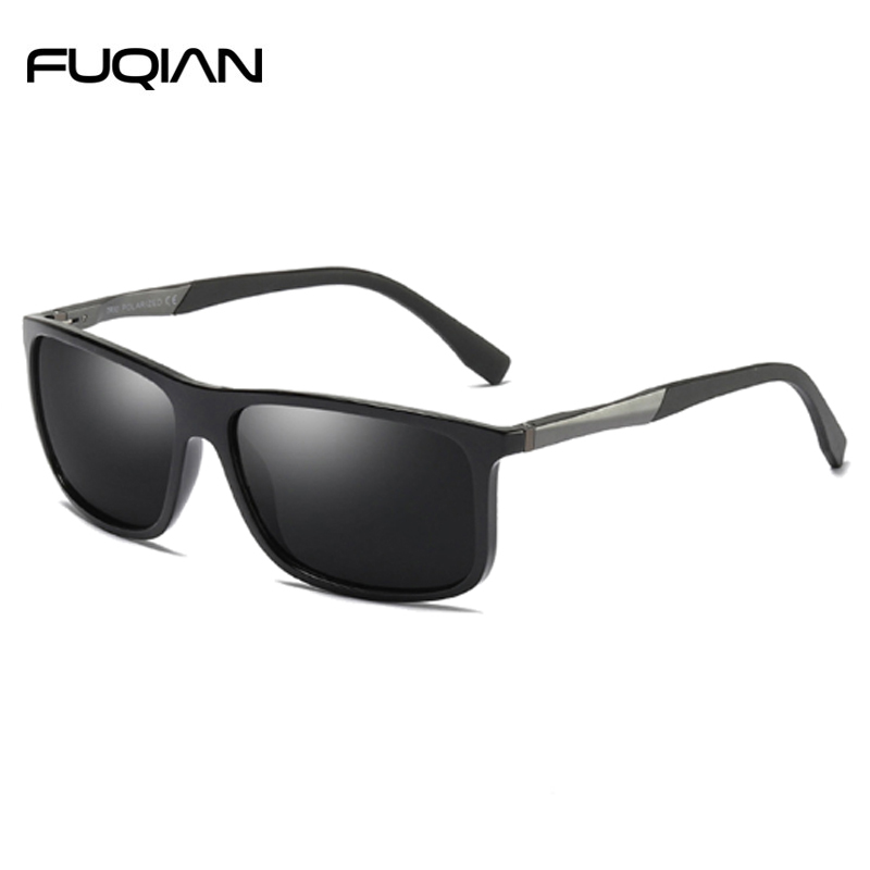 New Classic Mirrored Square Polarized TR90 Fame Women Men Sunglasses