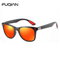 Classic Square TR90 Frame with Rivet Outdoor Women Men Polarized Sunglasses