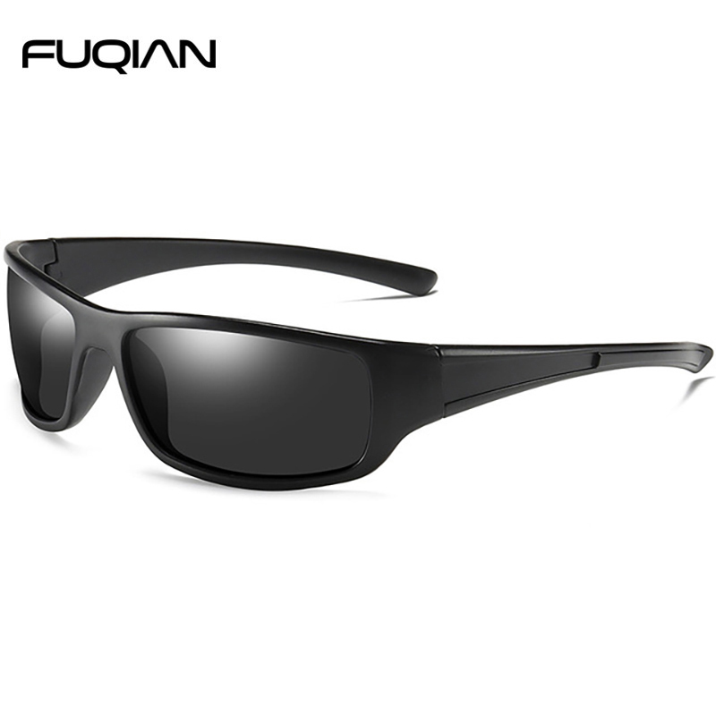 Vintage Mirror Plastic Sports Polarized Sunglasses For Men