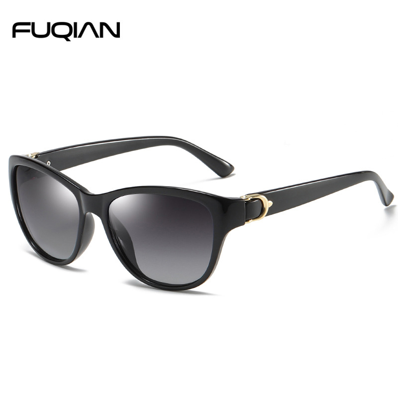 Fashion Cat Eye Plastic Women Sunglasses Polarized